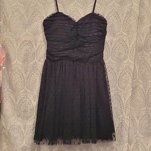 Delia's Strapless Black Above-Knee Evening Dress - Sz. 9  Prom